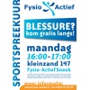 Fysio-Actief sportspreekuur op maandag